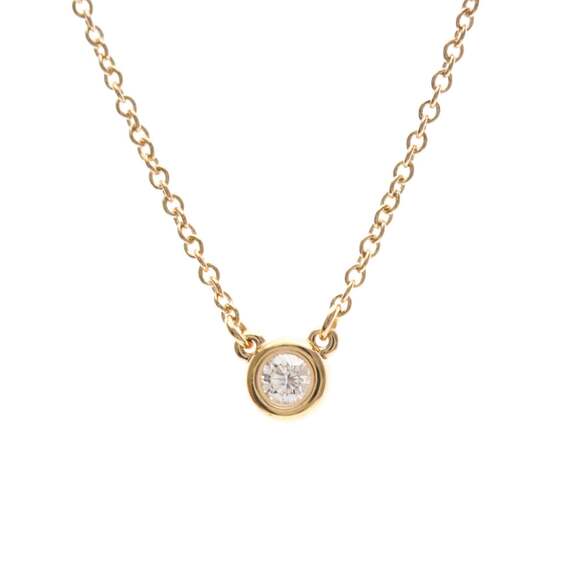 Tiffany & Co. Jewelry - TIFFANY Authentic 18k Gold Diamond Necklace